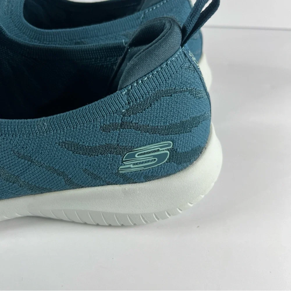 Teal Slip-On Sneakers - Picture 6 of 10